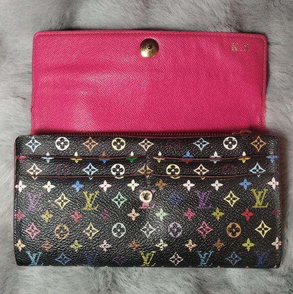 Louis Vuitton Multicolor Murakami Sara Wallet on chain - Picture 6 of 16
